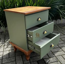 Mesinha de Cabeceira com 3 Gavetas (UNIDADE) miniatura 4