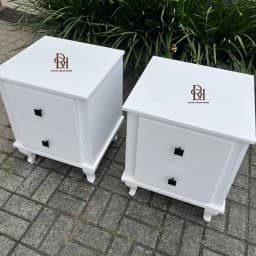 Mesinha de Cabeceira com 2 Gavetas Retrô (UNIDADE) miniatura 5