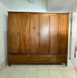 Roupeiro Padrão de 6 portas Envernizado - Linha 900 miniatura 1