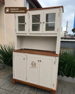 Oratória Retrô 1.20 cm com 6 Portas Personalizável em MDF Laqueado miniatura 7
