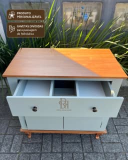 Balcão de Banheiro 80cm Personalizável MDF Laqueado | Rustic Dream House miniatura 2