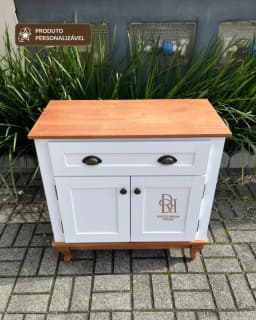 Balcão de Banheiro 80cm Personalizável MDF Laqueado | Rustic Dream House miniatura 4