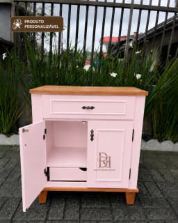 Balcão para Banheiro 80 cm com Gaveta Interna Personalizável em MDF Laqueado miniatura 7