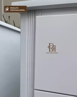 Mesa de Cabeceira 2 Gavetas Personalizável em MDF Laqueado miniatura 4