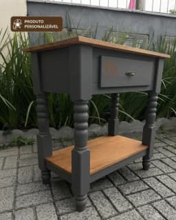 Aparador 80 cm com 1 Gaveta Personalizável em MDF Laqueado miniatura 5