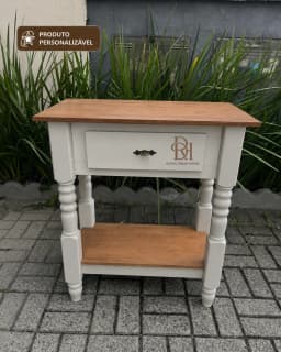 Aparador 80 cm com 1 Gaveta Personalizável em MDF Laqueado miniatura 3