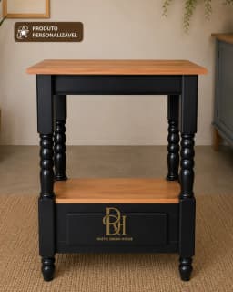 Aparador 80 cm com 1 Gaveta Inferior Personalizável em MDF Laqueado miniatura 3