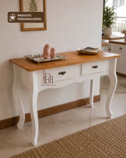 Aparador Pé Luís 1.20 cm com 2 Gavetas Personalizável em MDF Laqueado miniatura 2