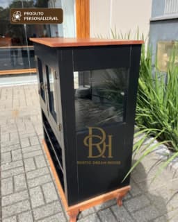 Adega 80 cm com 2 Portas Personalizável em MDF Laqueado miniatura 4