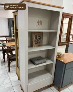 Livreiro 80 cm com 1 Gaveta Personalizável em MDF Laqueado miniatura 4