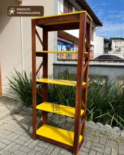 Livreiro 80 cm Personalizável em MDF Laqueado miniatura 3