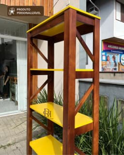 Livreiro 80 cm Personalizável em MDF Laqueado miniatura 2