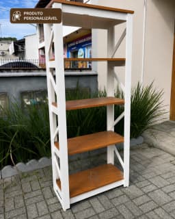 Livreiro 80 cm Personalizável em MDF Laqueado miniatura 2