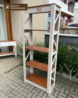 Livreiro 80 cm Personalizável em MDF Laqueado miniatura 6