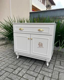 Balcão de Banheiro 80 cm 2 Portas e 1 Gaveta – Frete Rápido miniatura 4