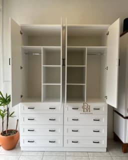 Guarda-Roupa 1.60 m 4 Portas e 8 Gavetas – Frete Rápido miniatura 2