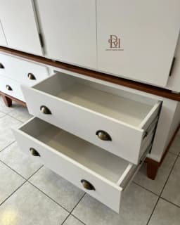 Guarda-Roupa 1.60 m liso 4 Portas e 4 Gavetas – Frete Rápido miniatura 3