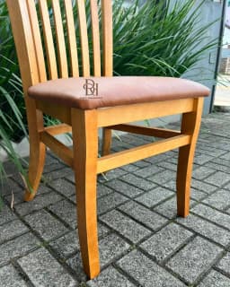 Cadeira Geovana - Madeira Maciça – Linha Rustic miniatura 3