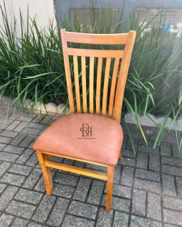 Cadeira Geovana - Madeira Maciça – Linha Rustic miniatura 1