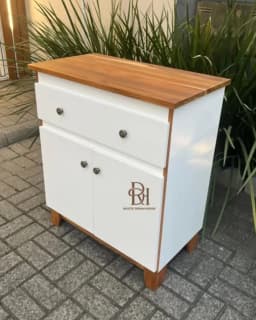 Wc em Teca Branco - 100% resistente a água – Frete Rápido miniatura 1