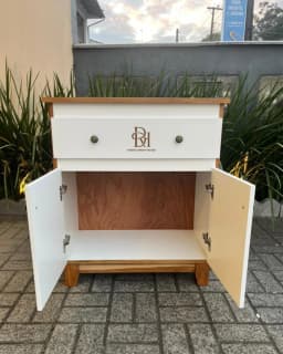 Wc em Teca Branco - 100% resistente a água – Frete Rápido miniatura 2