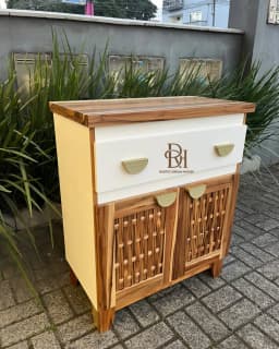Balcão para Banheiro 100% Resistente à Água em Teca – Frete Rápido miniatura 2