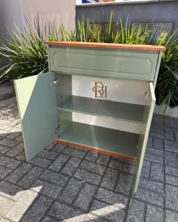 Balcão para Banheiro Suspenso Verde Água – Frete Rápido miniatura 2