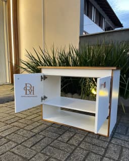 Balcão para Banheiro Suspenso 100% Resistente à Água Branco – Frete Rápido miniatura 3