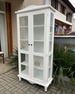 Cristaleira 2 Portas com Laterais Envidraçadas miniatura 1