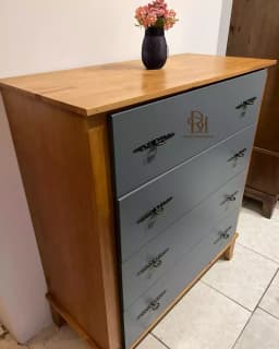 Cômoda 4 Gavetas Bicolor - Linha 900 miniatura 3