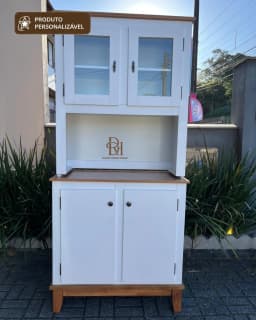 Oratória 90 cm com 4 Portas Personalizável em MDF Laqueado miniatura 3