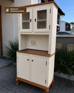 Oratória 90 cm com 4 Portas Personalizável em MDF Laqueado miniatura 7