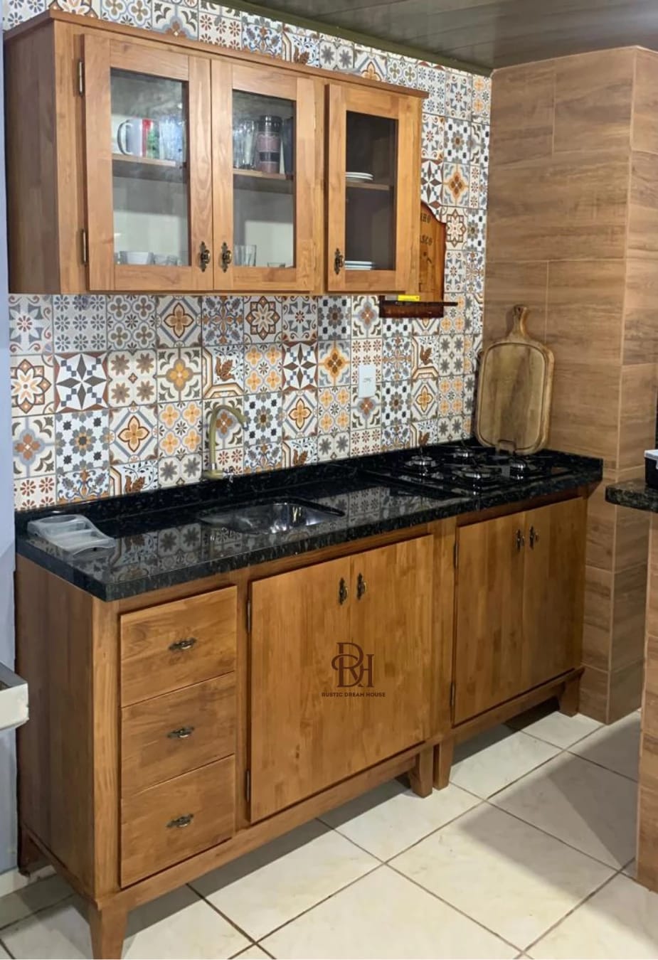 Cozinha Modulada Envernizada 1